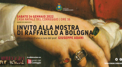 Invito alla mostra di Raffaello a Bologna