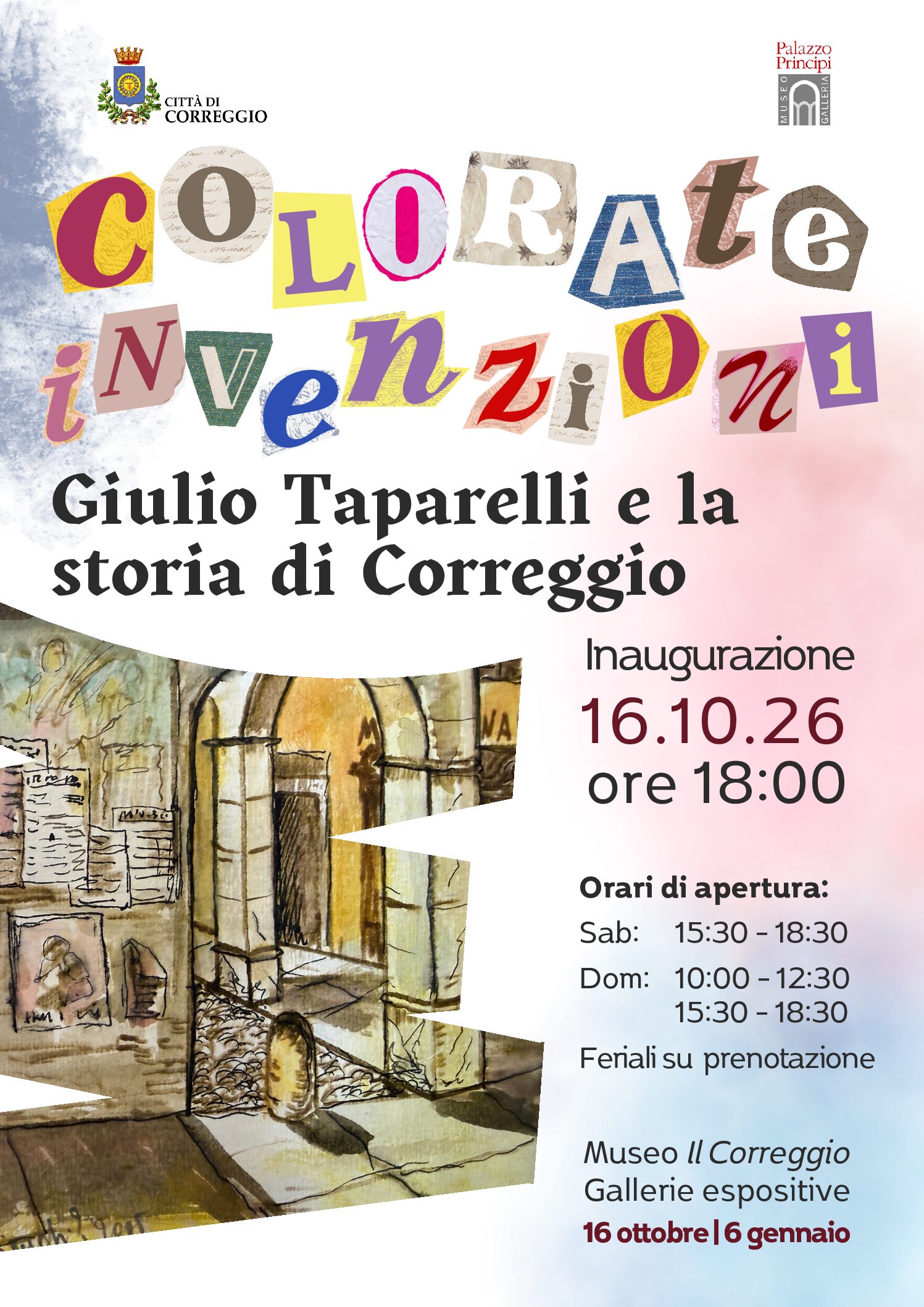 Colorate Invenzioni. Giulio Taparelli e la storia di Correggio